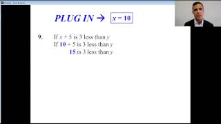 SAT Math: Plug In - Explicit Variables 2