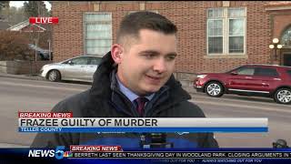 Reaction following the guilty verdict in the Patrick Frazee murder trial