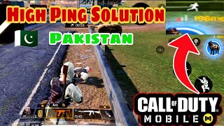How To Fix High Ping Problem in Call of duty Mobile | How fix MS problem in pakistan