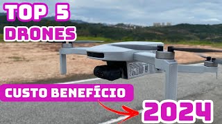 TOP 5 DRONES CUSTO BENEFÍCIO bom para iniciantes 2024 | R$600 a R$1.800 Reais