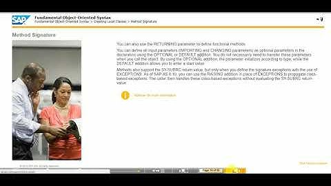 SAP ABAP Training Video Series  || Fundamental Object-Oriented Syntax  TAW 12 (Unit 2)