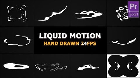 Abstract Liquid Elements Motion Graphics Templates