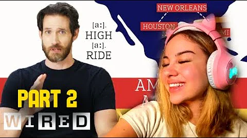 Finnish Girl Reacts to Accent Expert Gives a Tour of U.S. Accents - (Part 2) | WIRED