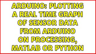 Arduino: Plotting a real time graph of sensor data from Arduino on Processing, MatLab or Python