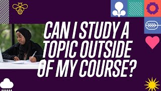 Undertaking a unit unconnected to your course at the University | UCIL courses