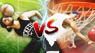 FREESTYLE FOOTBALL VS BASKETBALL