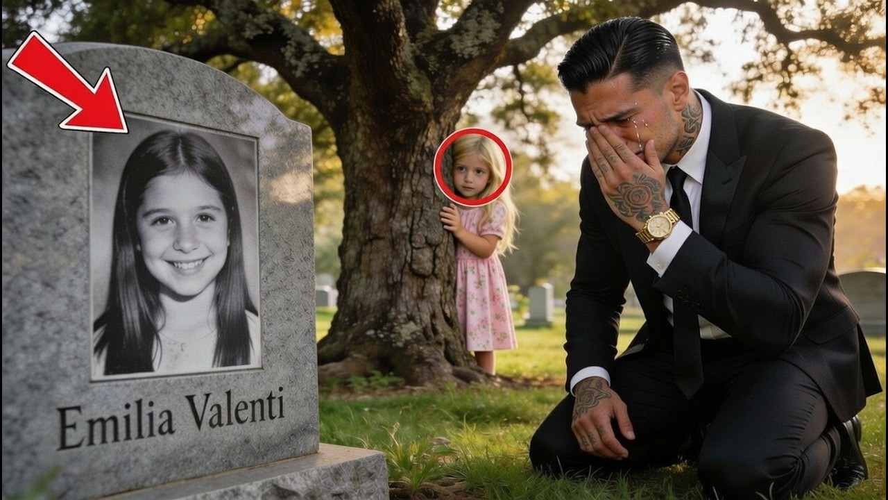 زعيم المافيا المخيف يبكي عند قبر ابنته… ولا يعلم أنها حيّة وتراقبه من خلفه!