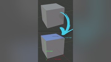 How to measure 3D object in Blender #blender #b3d #cgian