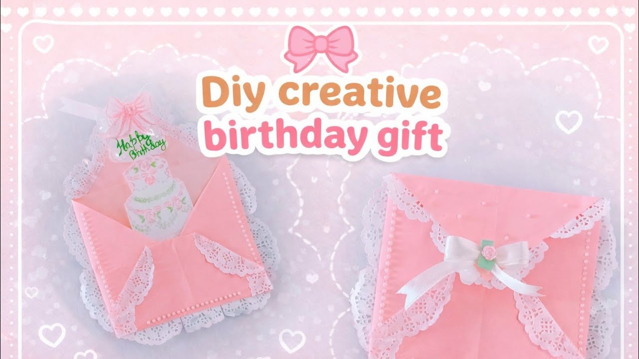 DIY Birthday Gift Idea 🎀 Handmade Envelope Gift | Easy Paper Craft