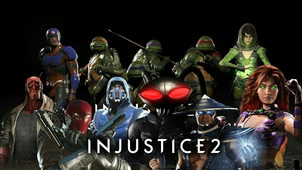 DC: Injustice 2 [2017] All DLC Cinematic Fights Fighter Pack Reveal Trailers