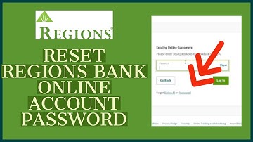 Reset Regions Bank Online Account Password | Recover Regions Bank Password