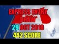 CANADA :Express entry draw ll 29 oct 2018 ll