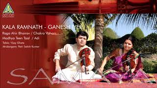 A rare collaborative project between two great violinists exploring
the richness of raga and tala lying at heart both hindustani music
nort...