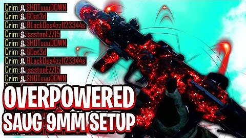BEST OVERPOWERED SMG... 🔥(BEST SAUG 9MM CLASS SETUP COD BO4)
