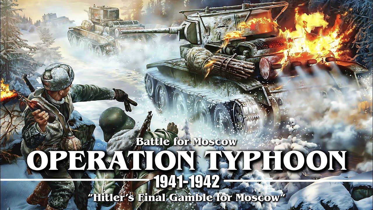 Fall Asleep To ENTIRE History of OPERATION TYPHOON | The Battle for Moscow | WW2 War Documentary