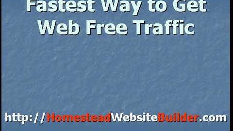 Increase Visitors-Free for Homestead/Intuit Website