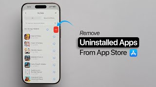 How to Remove Uninstalled apps from App Store?