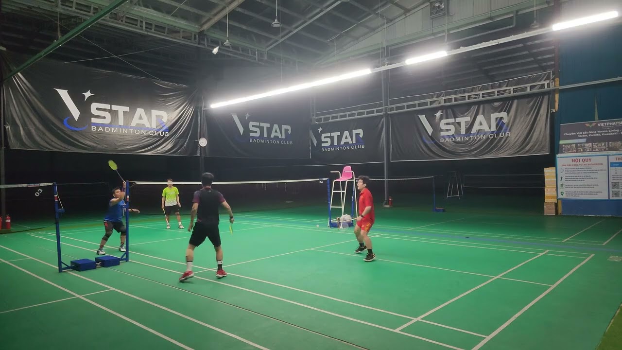 0503 MD [CLVK ]🤾‍♂️ GUN / Văn🏸 Bình / Khoa - HAPTHY Badminton - Sân Cầu lông Vstar