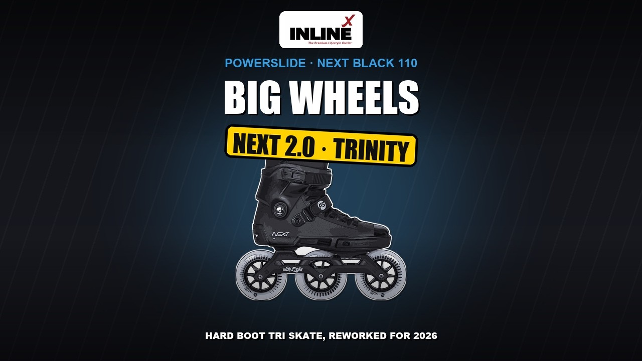 Powerslide Next Black 110 — Big Wheels, Next 2.0 Shell