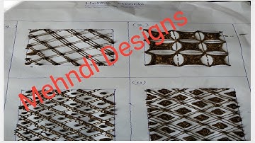 HENNA MEHNDI ONLINE CLASS-TYPES OF GRID / NETTING PATTERNS  । PRO LEVEL MEHNDI LEARNING TYPES