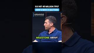 How Sui Just Handled 40 Million Transactions 🤯 #Sui #podcast #interview #nobatidao