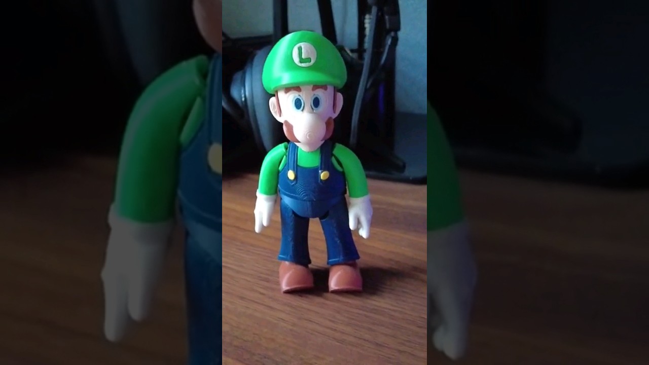 3D geprinte Luigi in elkaar zetten 🤩 - #shorts