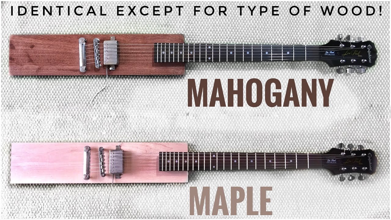 Mahogany as a Tonewood for Guitar