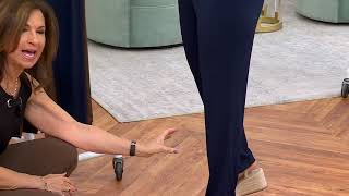 Susan Graver Essentials Liquid Knit Straight Leg Pants on QVC