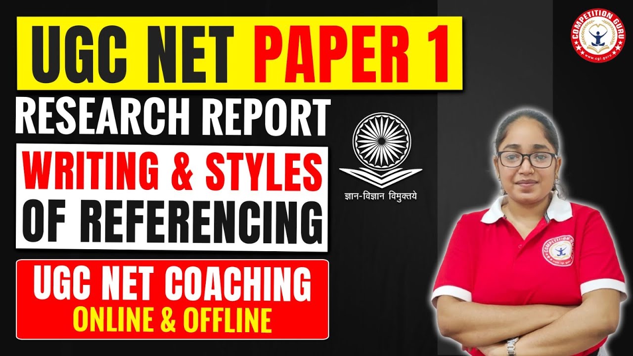 UGC NET 2025 Research Report Writing & Referencing Styles Explained || UGC NET ONLINE COACHING