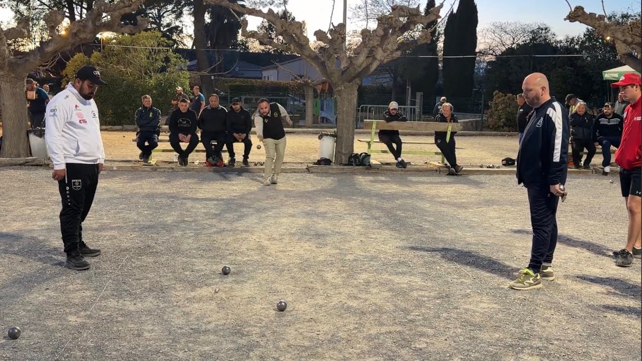 Miniature : Aude Pétanque Department Triplettes Demi Final April 2026 Bes vs Jeugames/Guiraud/Vieu