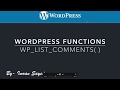 WordPress Functions wp list comments Part-9