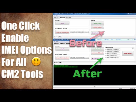 How To Enable Imei Repair Options In Infinity Cm2 - One Click