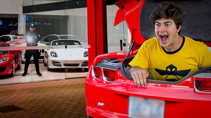 PASSEI A NOITE EM UMA LOJA DE CARROS DE LUXO!