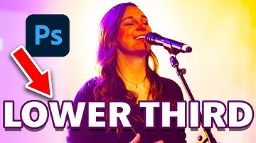 Create Simple Lower Thirds in Photoshop Beginner Tutorial