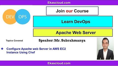 #DevOps Configure Apache web Server in AWS EC2 Instance Using Chef | Ekascloud | English