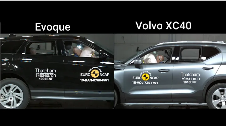 Volvo XC40 vs Range Rover Evoque NCAP crash test