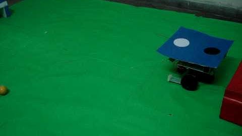 Test Run of Autonomous Soccer Bot by IIT Kanpur