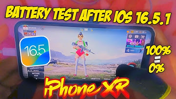 🔥iPhone XR Battery Drain Test after iOS 16.5.1 | 100% to 0% = How many hours?