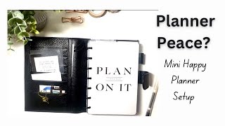Have I Found Planner Peace? | Mini Happy Planner | Setup and flip through