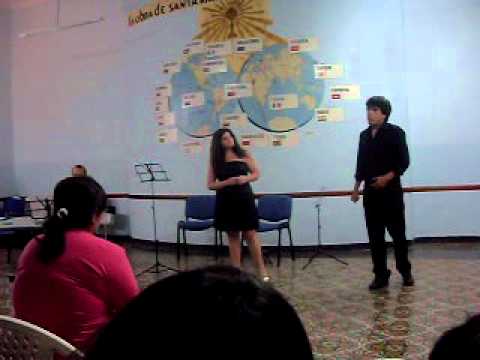 Luciano Spinola, Jessica Abraham (voces) y Juan Pa...