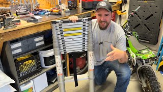 Telescoping extension ladder review!