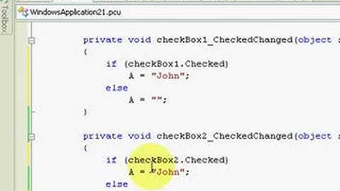 c# tutorial part 4.5(checkbox button)