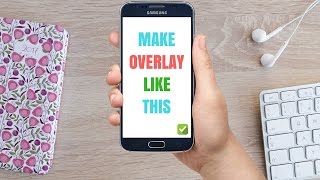 How to Add A Background Overlay to Vertical Videos On Android | Awesome Screen Record  on Android!