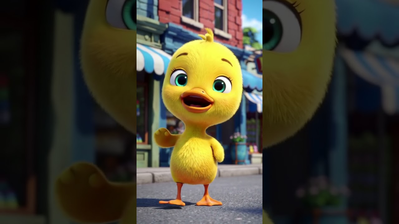 Cute Little Duck Dancing Funny 
