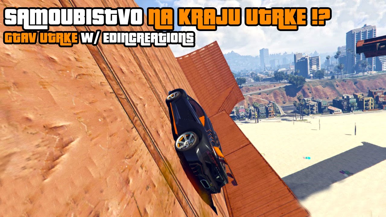 SAMOUBISTVO NA KRAJU UTRKE !? / GTAV Utrke w/ EdinCreations