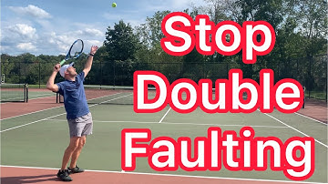 #1 Drill To Stop Double Faulting (Incredible Tennis Serve Improvement)