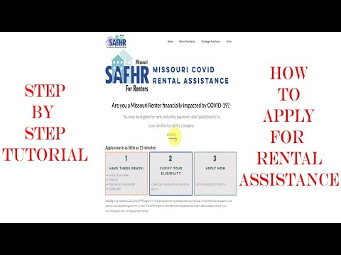 STEP-BY-STEP TUTORIAL - HOW TO APPLY FOR THE RENTAL ASSISTANCE - DEADLINE IS MAY 31, 2022