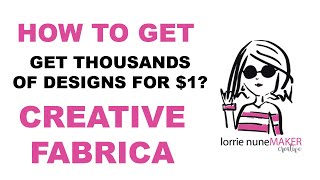 How to get thousands of embroidery files, graphics and fonts for just $1