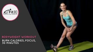 Full Body Workout, Burn Calories, focus, 30 minutes screenshot 5