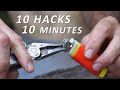 10 Survival and Bushcraft HACKS you probably didn